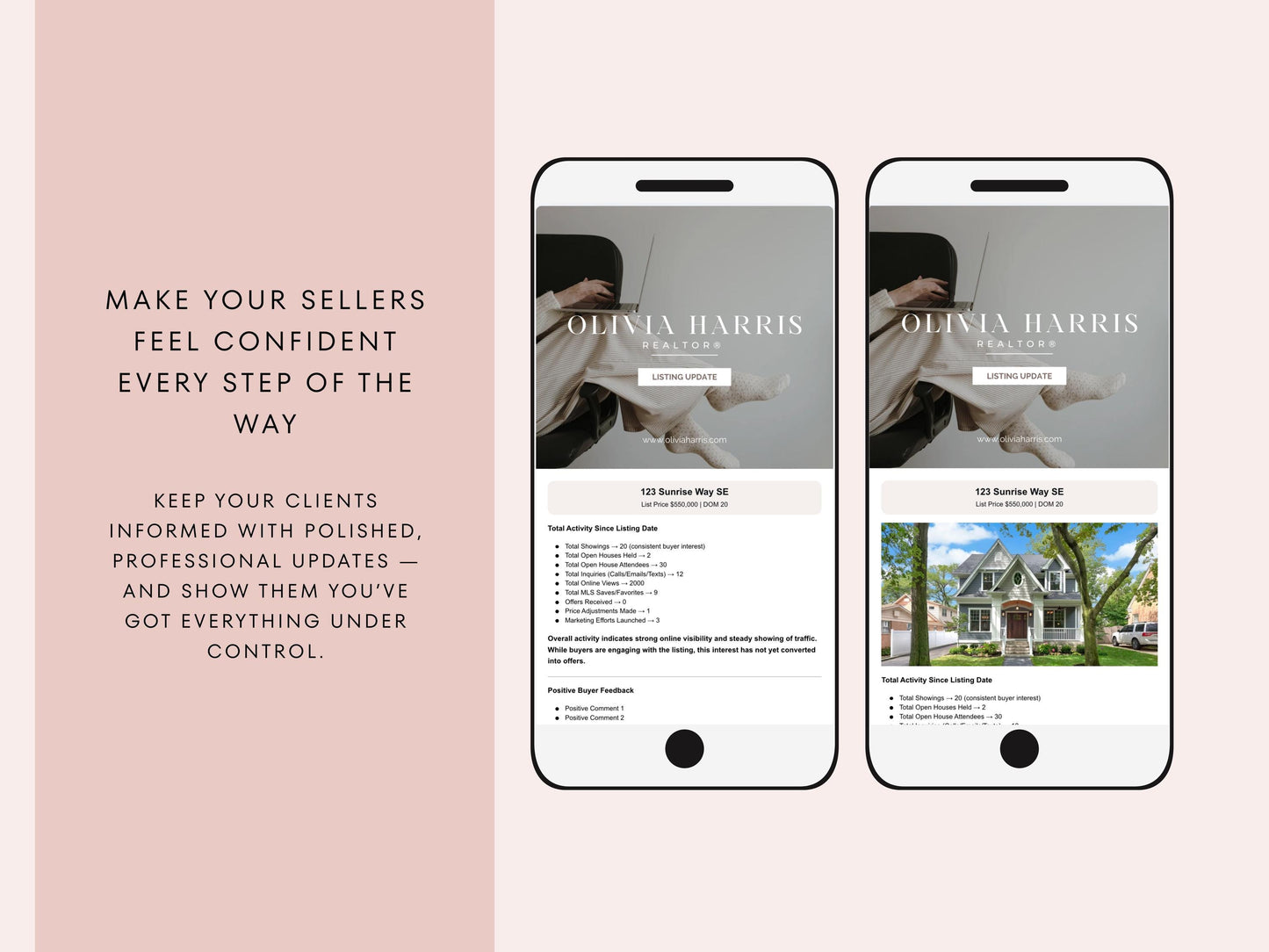 Listing Update Email Template