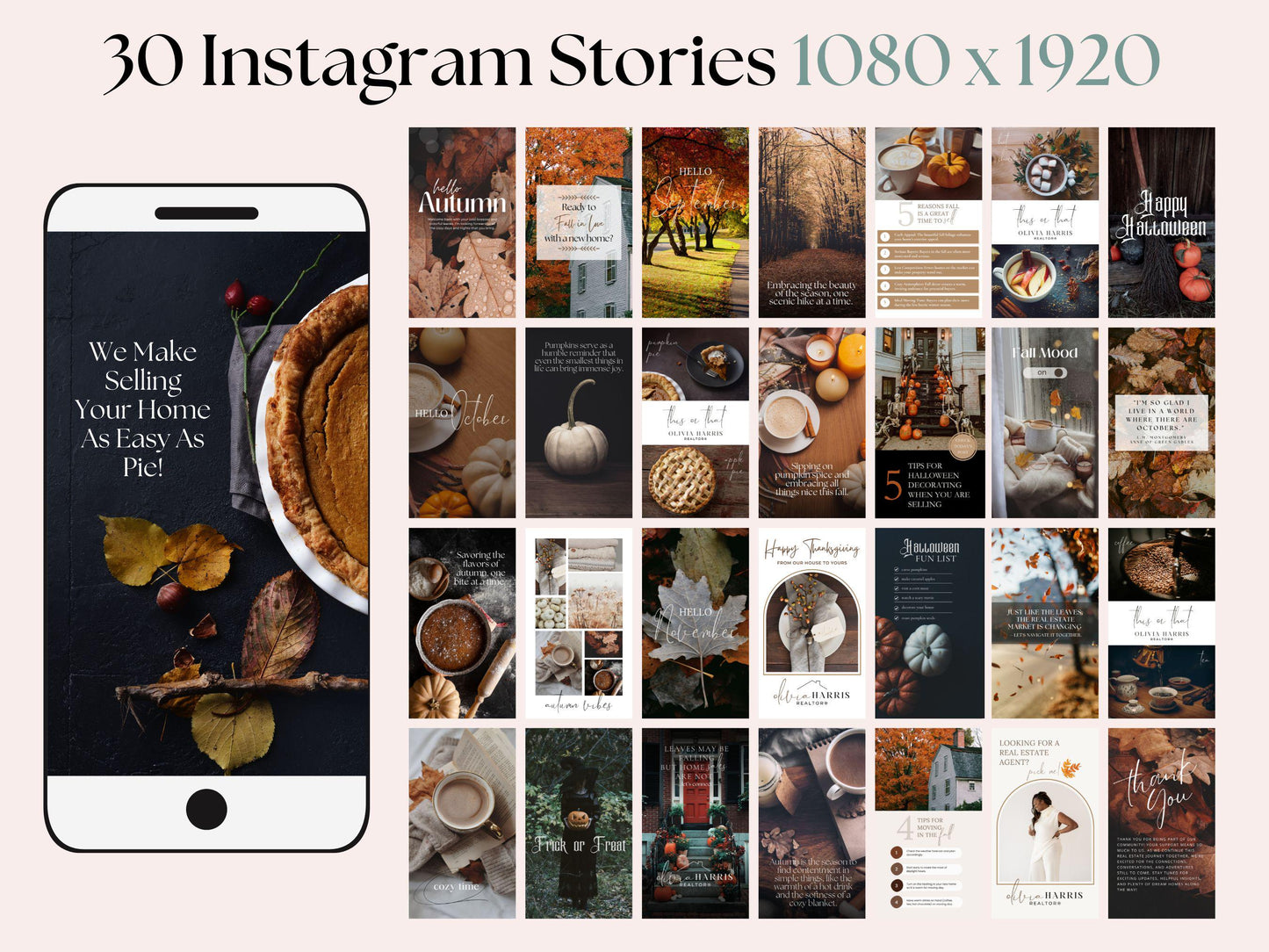 Fall Instagram Marketing Templates