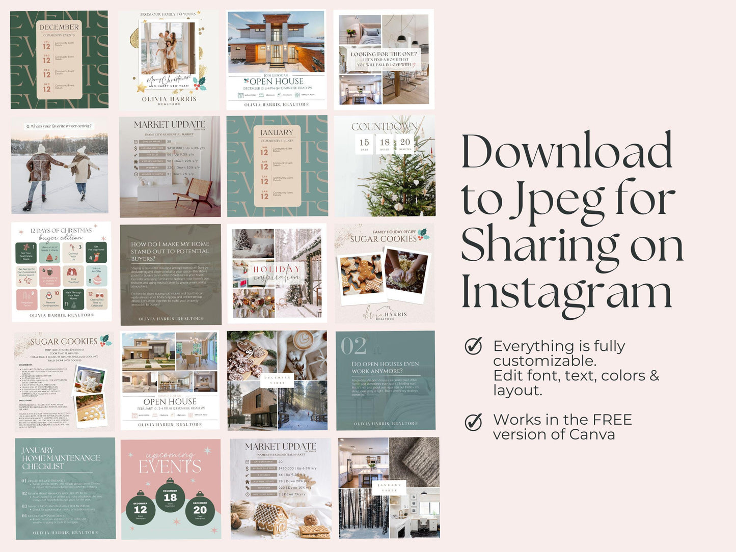 Winter Instagram Templates