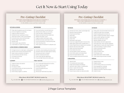 Seller Pre-Listing Checklist