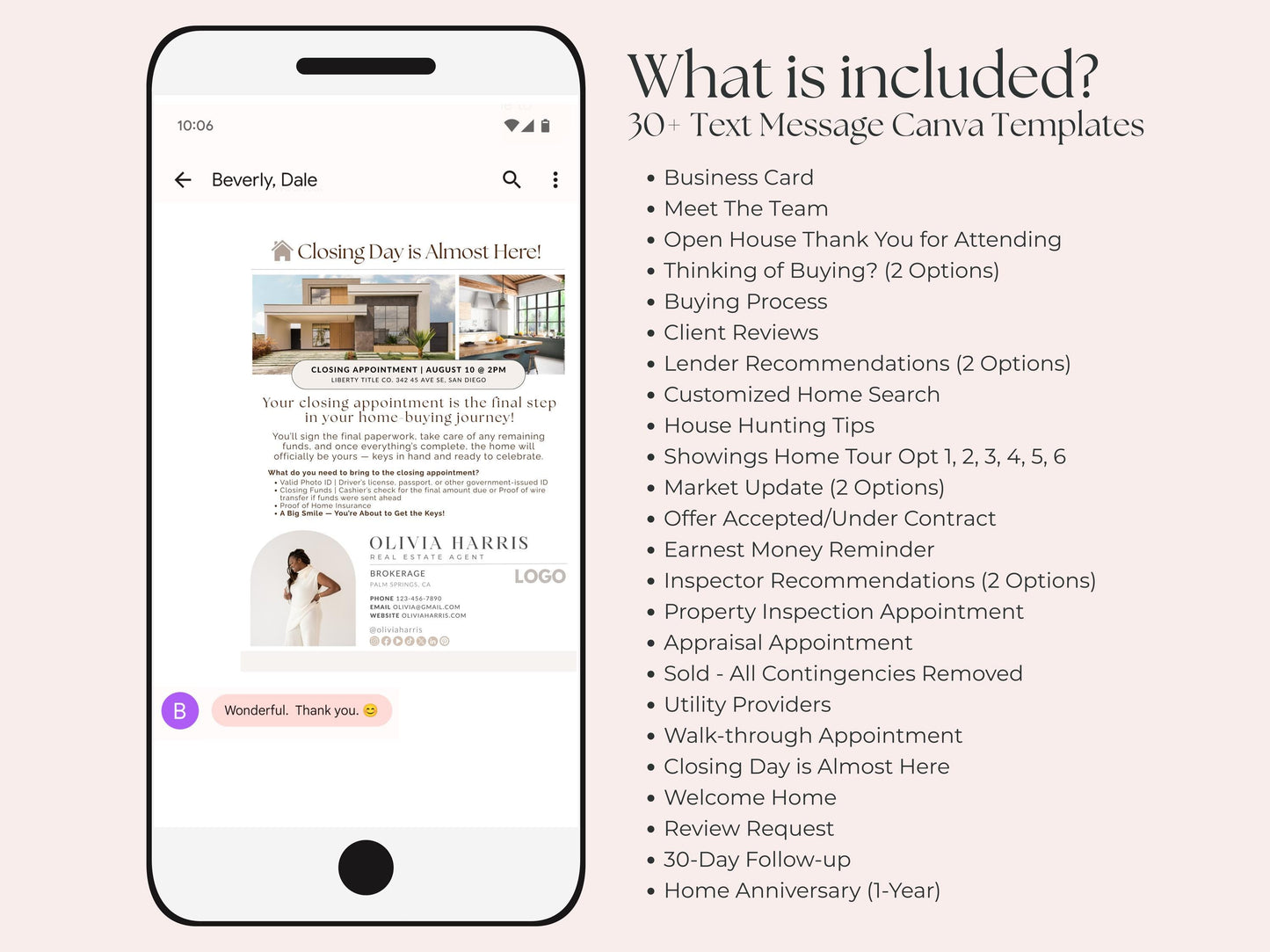 Buyer Client Journey Text Message Bundle