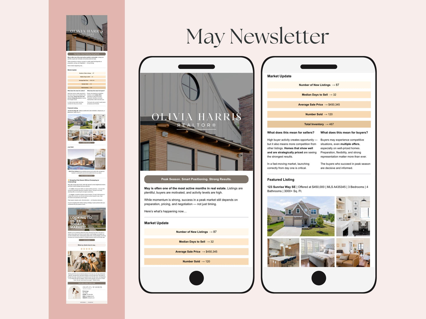 Monthly Email Newsletter Template Bundle