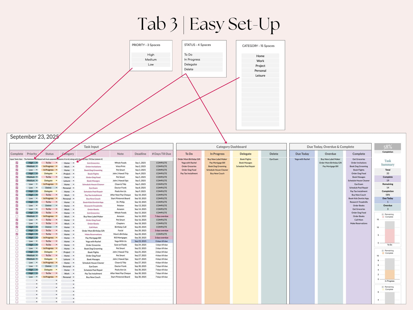 Task Tracker with Dynamic Calendar & Habit Tracker