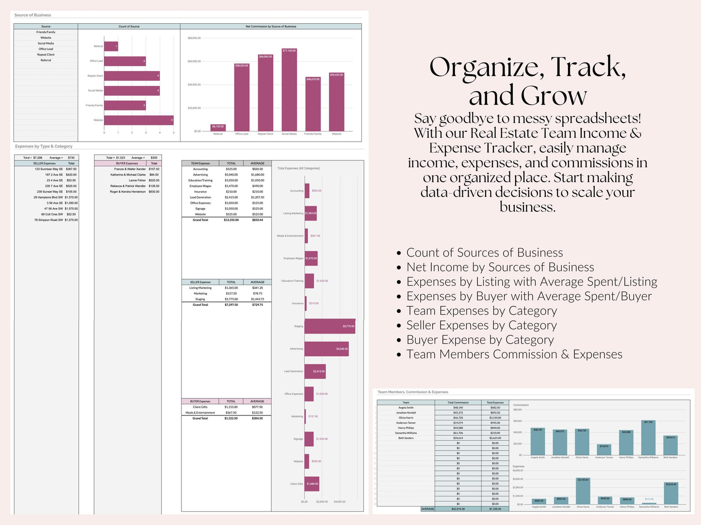 Team Income and Expense Tracker