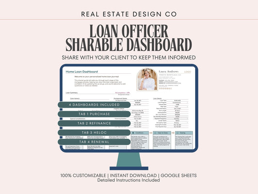 Loan Officer Shared Client Dashboard