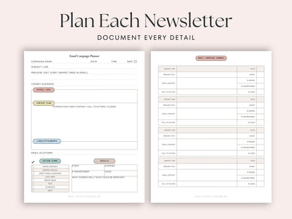Email Campaign Planner