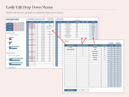 Lockbox, Sign & Rider Inventory Tracker