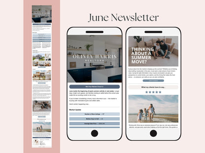 Monthly Email Newsletter Template Bundle