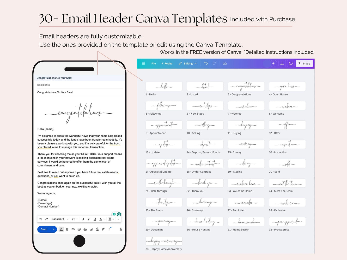 Seller Transaction Email Templates