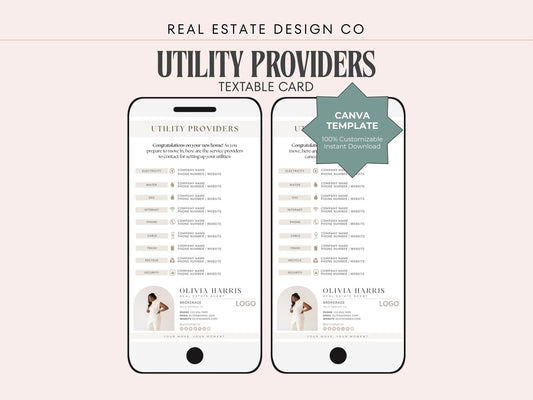 Utility Provider Text Message